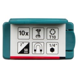 Bity udarowe Makita E-26010 Impact Premier T10 50mm Torx 1/4" 10szt