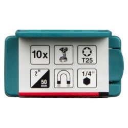 Bity udarowe Makita E-26048 Impact Premier T25 50mm Torx 1/4" 10szt