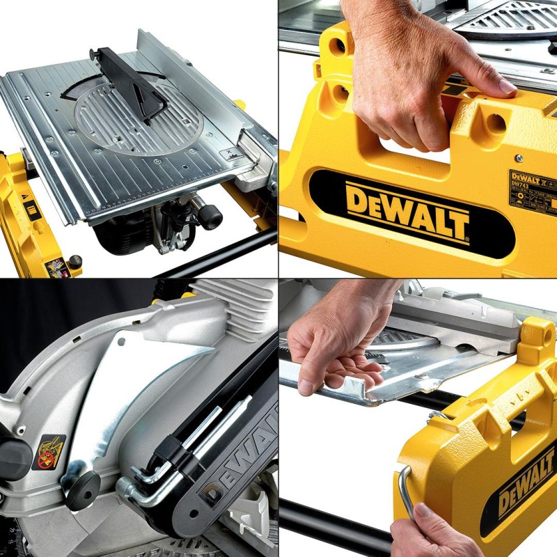 Pilarka stołowa 250mm 2000W odwracal DeWalt DW743N