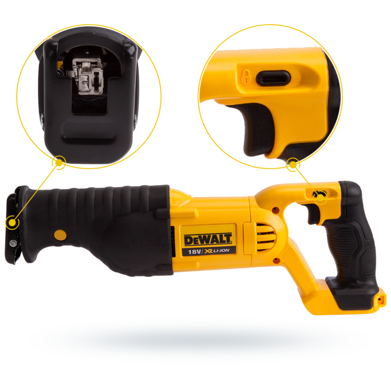 Pilarka szablasta 18V body DEWALT DCS380N-XJ