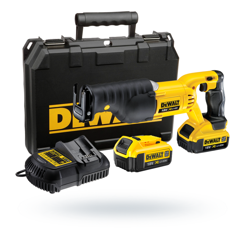 Pilarka szablasta DEWALT DCS380M2 18V 2x4Ah