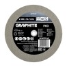 Tarcza szlifierska do metalu GRAPHITE 57T127 P60 125x16x20/12,7mm z tulejami 2szt.