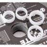 Tarcza szlifierska do metalu GRAPHITE 57T127 P60 125x16x20/12,7mm z tulejami 2szt.