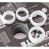 Tarcza szlifierska do metalu GRAPHITE 57T128 P60 200x20x20/12,7mm tuleje 2szt.