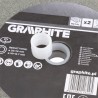 Tarcza szlifierska do metalu GRAPHITE 57T128 P60 200x20x20/12,7mm tuleje 2szt.