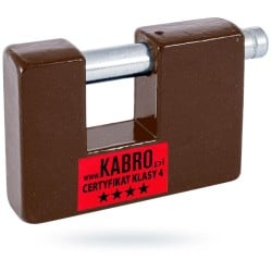 Kłódka trzpieniowa KABRO C4 - 32 atest kl.4