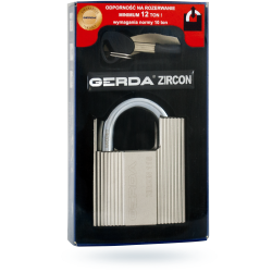 Kłódka pałąkowa GERDA ZIRCON 116 at.kl 6 C chroni