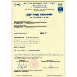 Kłódka trzpieniowa KABRO C5-28 atest kl.5 BRĄZOWA