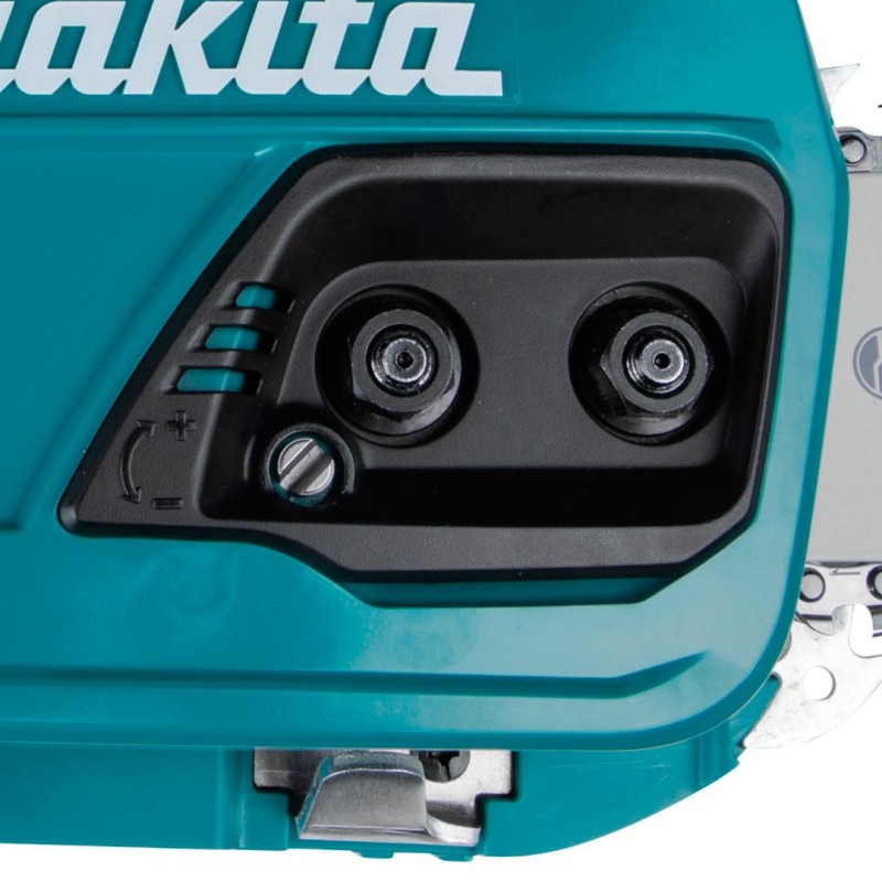 Akumulatorowa piła łańcuchowa 35cm BLDC XPT LXT 2x18V Makita DUC355Z + zestaw zasilający 2x6Ah 18V, ładowarka DC18RD + olej