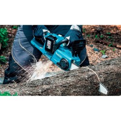 Akumulatorowa piła łańcuchowa 35cm BLDC XPT LXT 2x18V Makita DUC355Z + zestaw zasilający 2x6Ah 18V, ładowarka DC18RD + olej