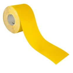 Żółta rolka papieru ściernego Germaflex 14990 115mm 50m P220 do szlifowania