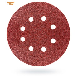 Krążek z rzepem fi 125 gr 120 z 8 ot (opk50szt)