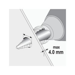 Wiertło stopniowe do metalu YATO YT-44740 HSS 6-38mm 12stopni