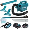 Odkurzacz akumulatorowy Makita CL121DSM 12V 4Ah CXT 0,5l 46mbar + akcesoria
