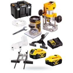 Frezarka górnowrzeciono 18V 2x5Ah DeWalt DCW604P2