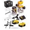 Frezarka górnowrzeciono 18V 2x5Ah DeWalt DCW604P2