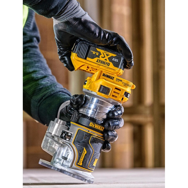 Frezarka górnowrzeciono 18V 2x5Ah DeWalt DCW604P2