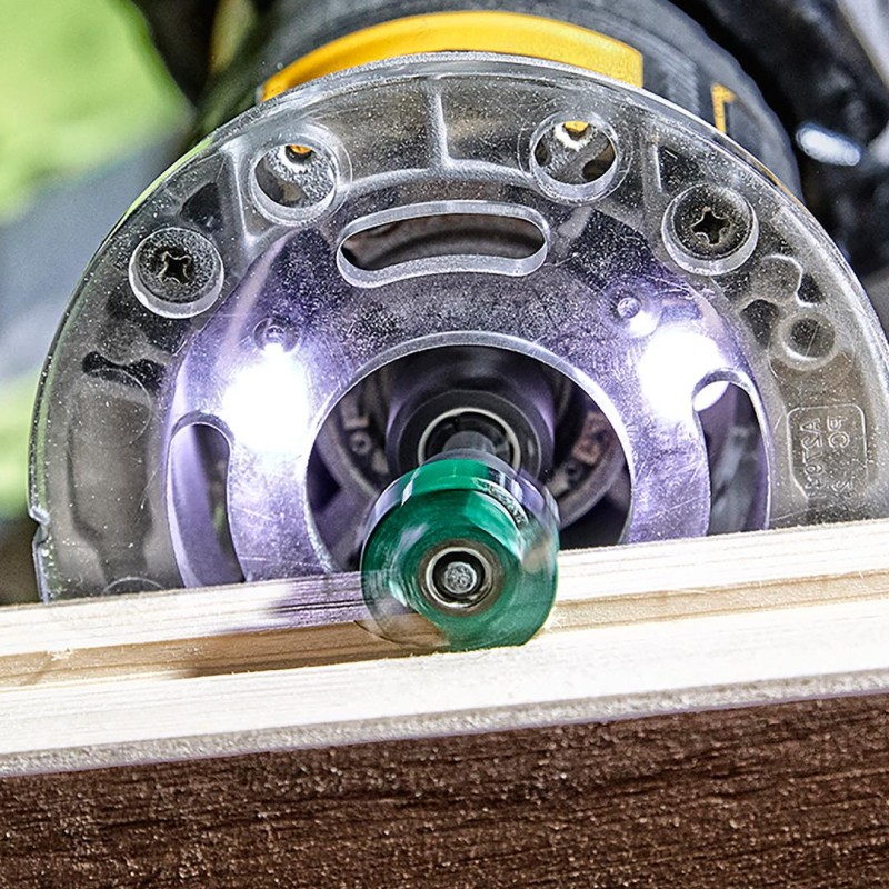 Frezarka górnowrzecionowa DEWALT DCW604N 18V 8mm