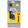 Zestaw kluczy Torx T10-T50 TOPEX 35D960, 9 sztuk