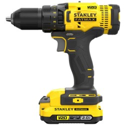 Akumulatorowa wiertarko-wkrętarka STANLEY FATMAX SFMCD700D2A-QW 18V 2x2Ah + akcesoria 100 sztuk, walizka