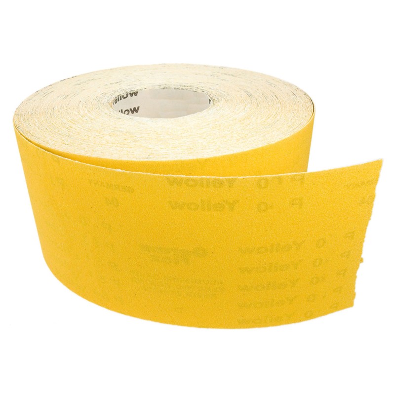 Papier ścierny GermaFlex 115mm GR.60 50mb rolka żółty