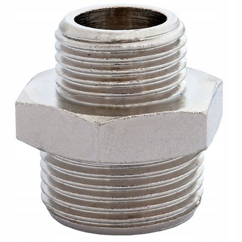 Nypel chrom redukcyjny Airpress 37521 1/8"x3/8" stal nierdzewna