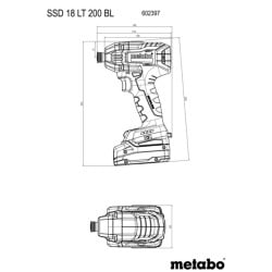 Zestaw Metabo Combo Set 2.8.8 18 V 685200000 2x5,2Ah wiertarka 602316890+zakrętarka 602397850,walizka