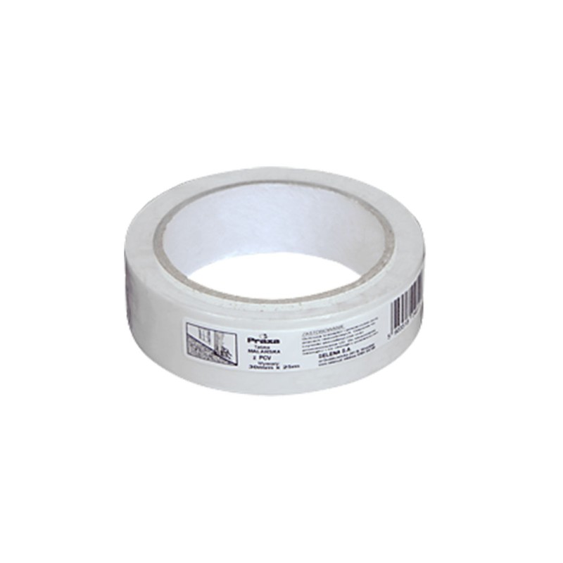 Taśma malarska PVC PRAXA UV 38mmx25m biała