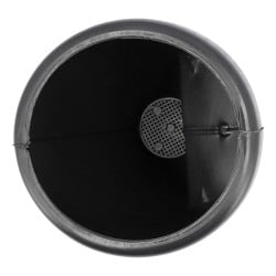 Lejek 3-częściowy VOREL 83002 135 mm PVC czarny