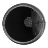 Lejek 3-częściowy VOREL 83002 135 mm PVC czarny