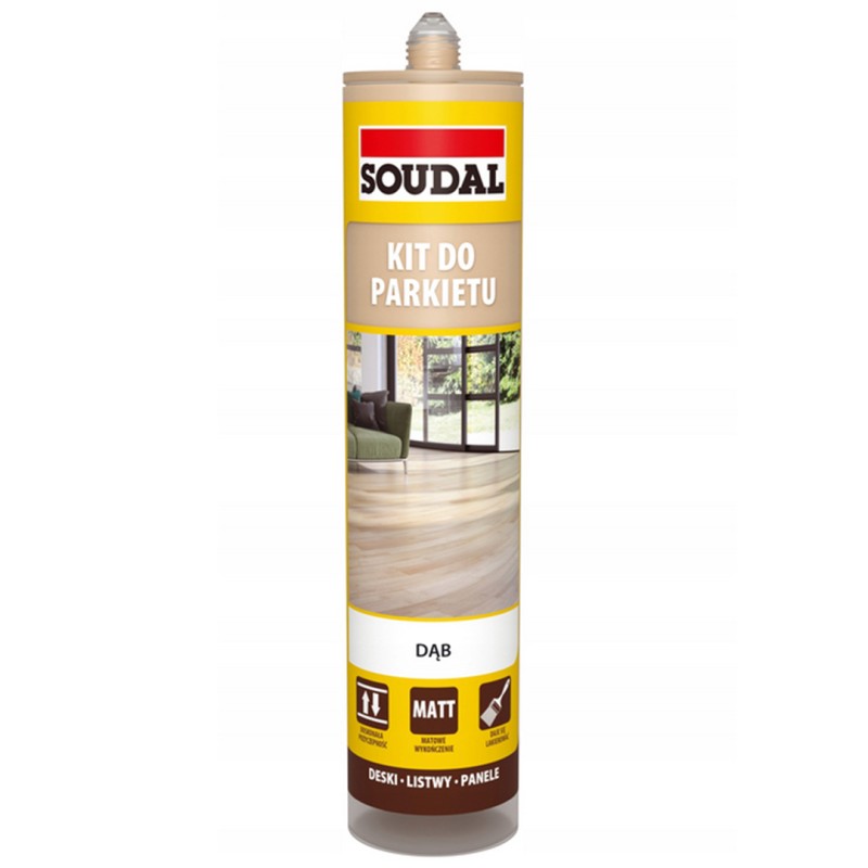 Kit do parkietu SOUDAL na bazie dyspersji akrylowych DĄB 280 ml