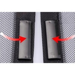 Zasłona magnetyczna Pgum-sill KLIK-KLAK 100x220cm na drzwi czarna
