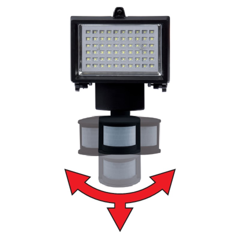 Reflektor Yato YT-81860 LED solarny 4W 380lm czujnik ruchu IP44 4000K