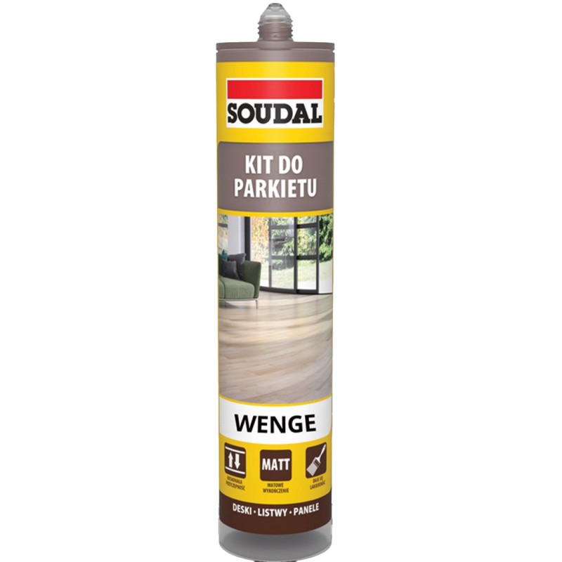 Kit do parkietu SOUDAL na bazie dyspersji akrylowych WENGE 280 ml