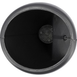 Lejek 2-częściowy VOREL 83000 PVC czarny