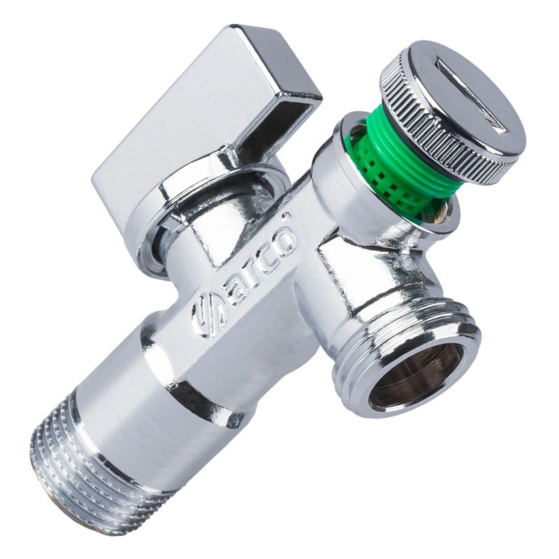 Zawór kątowy kulowy ARCO 02402MAC GZ1/2’’xGZ3/8’’ VITAQ z filtrem