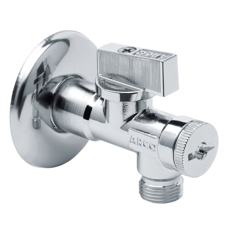 Zawór kątowy kulowy ARCO 02400MAC GZ1/2’’xGZ1/2’’ VITAQ z filtrem