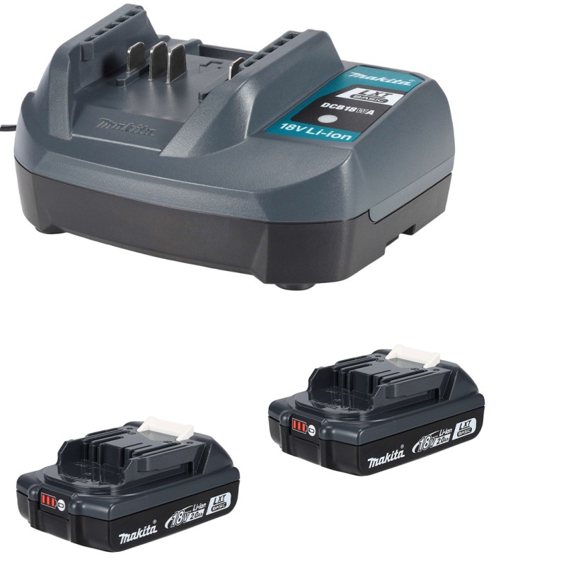 Akumulatorowa wyrzynarka Makita DJV186WVE LXT 18V 2x2Ah 65mm regulacja kąta cięcia walizka