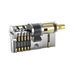 Wkładka modułowa z gałką GERDA EXXO SMART G30-61/30-61 ATEST KL. 6D nikiel satynowy