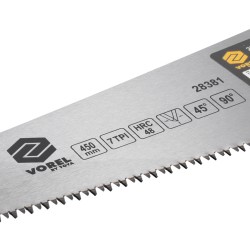 Piła płatnica 450mm VOREL 28381 7TPI HRC48 trzy krawędzie zębów
