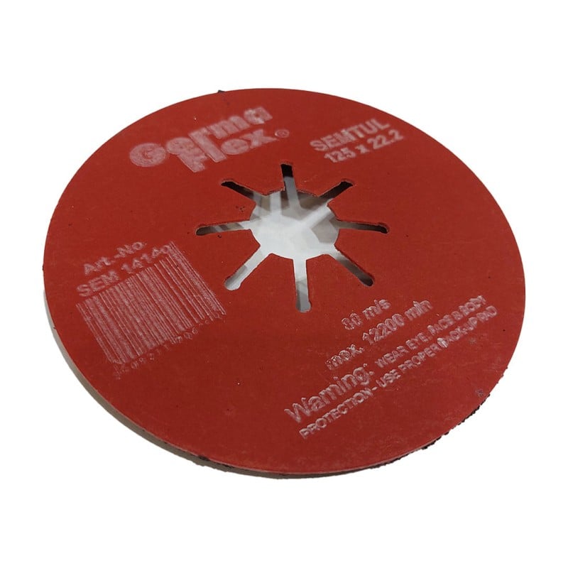Ściernica karbowana GermaFlex SEMTUL SEM14152 125x22,2mm P100 do glazury