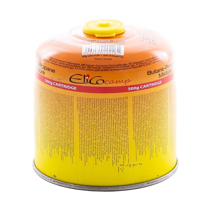 Nabój gazowy ELICOcamp 65500 propan-butan śrubowy 500g/900ml