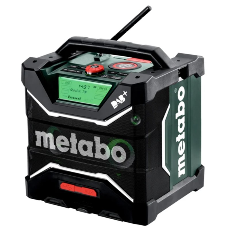 Akumulatorowe radio budowlane Metabo RC 12-18 32W BT DAB+ 600779850 87.5 - 108 MHz BODY
