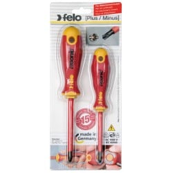 Zestaw 2 wkrętaków Z1/Z2 VDE 1000V Ergonic Felo
