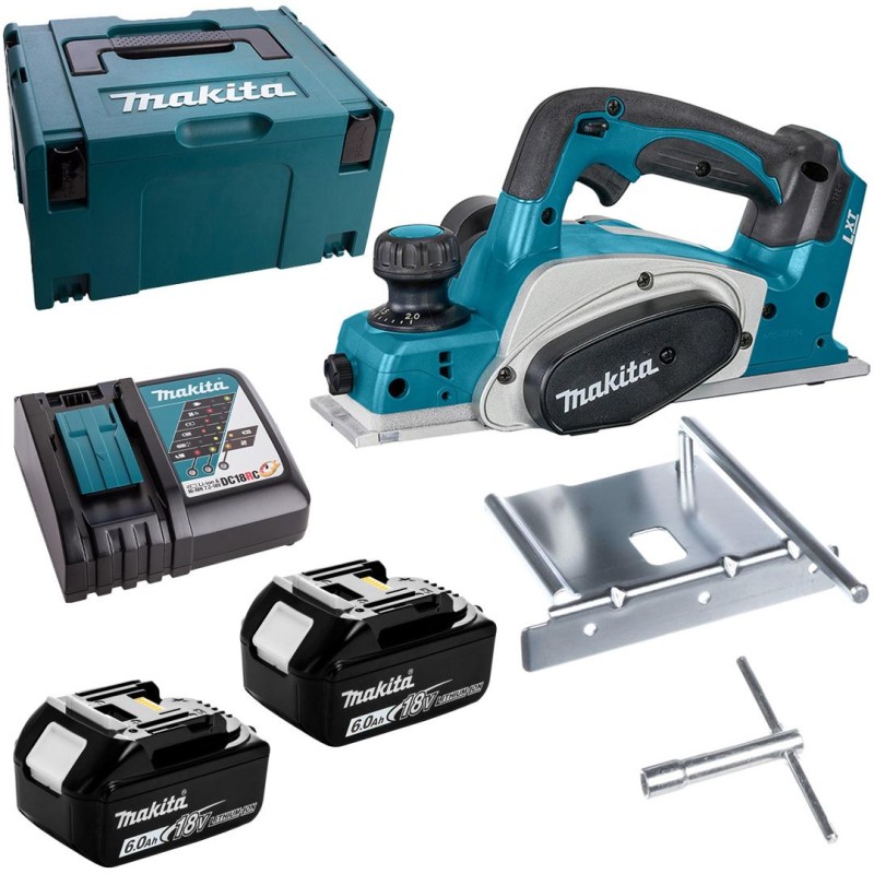 Strug akumulatorowy 18V 2x6Ah Makita DKP180RGJ