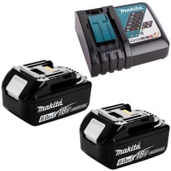 Strug akumulatorowy 18V 2x6Ah Makita DKP180RGJ