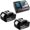 Strug akumulatorowy 18V 2x6Ah Makita DKP180RGJ