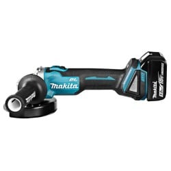 Szlifierka 125mm 18V 1x5Ah BL Makita DGA504RT1J + walizka MakPac + tarcze