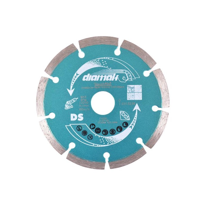 Szlifierka 125mm 18V 1x5Ah BL Makita DGA504RT1J + walizka MakPac + tarcze