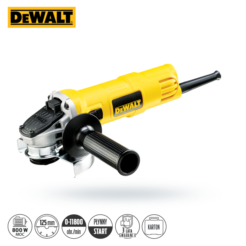 Szlifierka 800W 125mm DEWALT DWE4057-QS